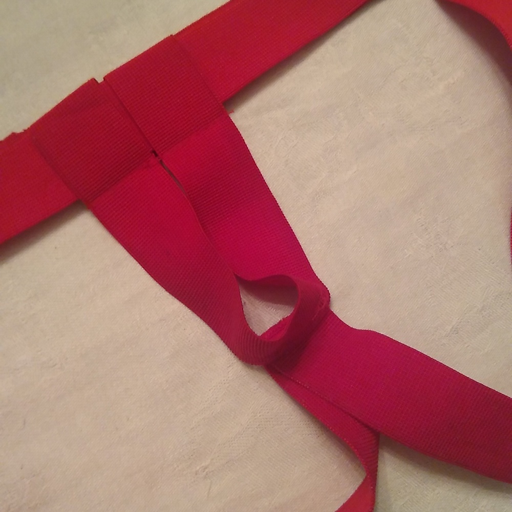 Red Elastic Strap - Picture 3 of 5